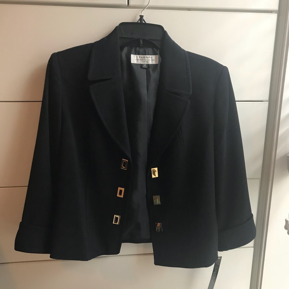Tahari Navy Blazer